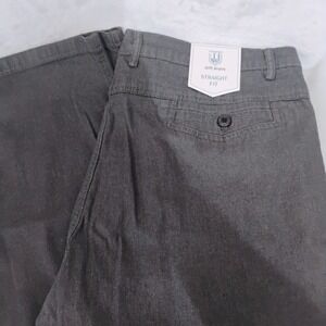 Jett Jeans Mens Straight Fit Charcoal Gray Denim Pants 2XL 34L Stretch Cotton J